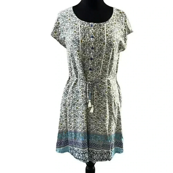 Matilda Jane Floral Button Front Dress Size M - Picture 1 of 7